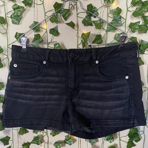 Black denim Jean shorts